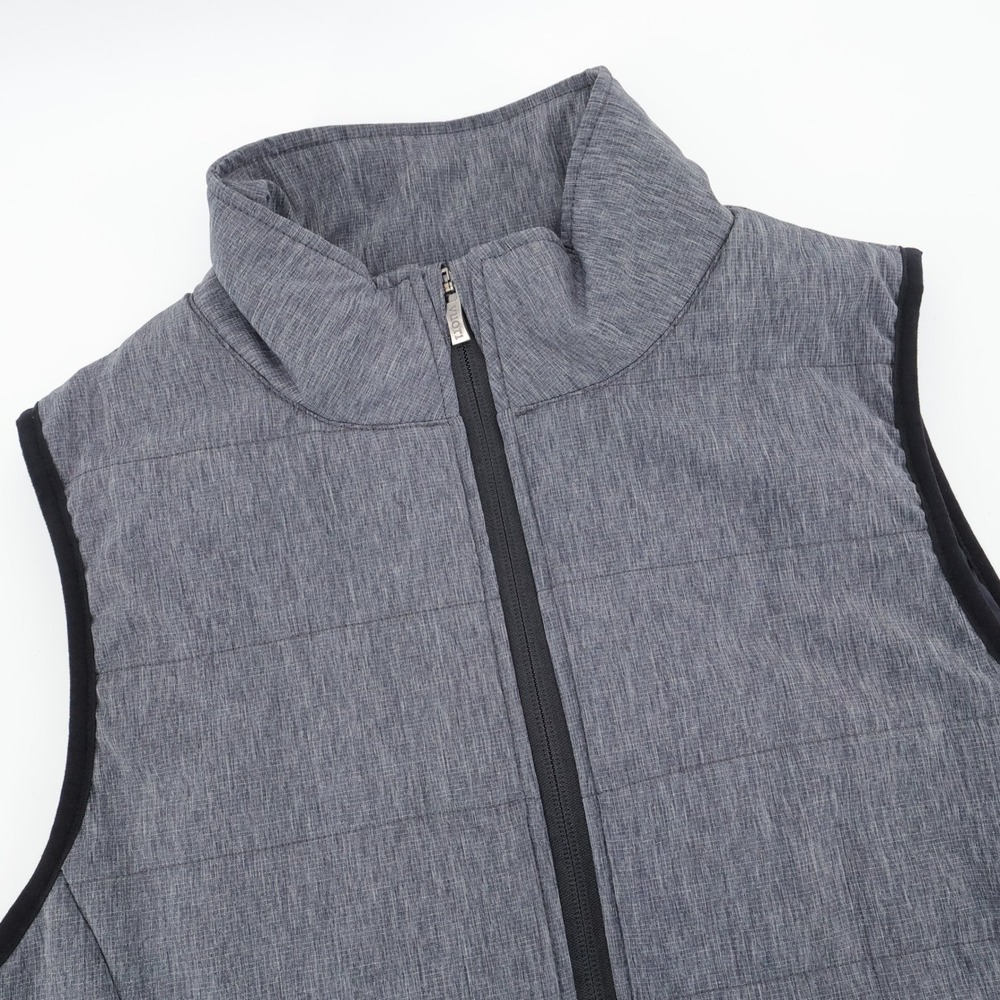 Vuori Truckee Insulated Vest Full Zip Gray Quilted Puffer Women Large